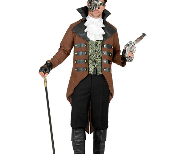NOAFUNZO Middeleeuwse Steampunk jas voor heren, kant, geborduurde gotische Victoriaanse jas, uniforme smoking (blauw, S NOAFUNZO Middeleeuwse Steampunk jas voor heren, kant, geborduurde gotische Victoriaanse jas, uniforme smoking (blauw, S