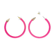 Roze oorbellen