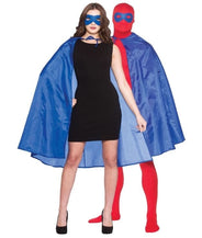 Blauwe cape