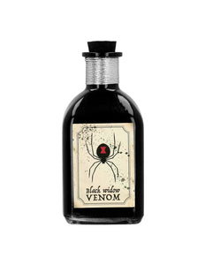 Glazen flesje Black widow venom heks Halloween