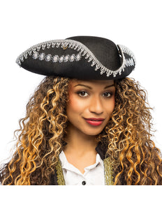 Piratenhoed Seraphine zwart Pirates