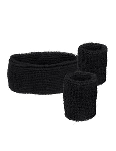 Boland 3 Zweetbandjes zwart