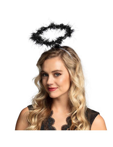 Boland Diadeem Halo zwart