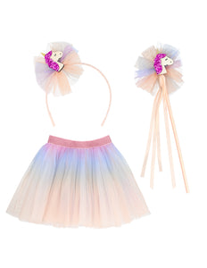 Boland Eenhoorn verkleed set pastel