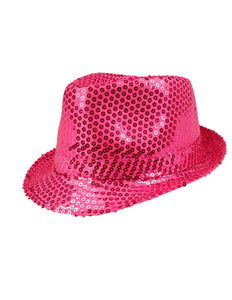 Boland Hoed Popstar sequins fuchsia