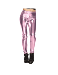Boland Legging Metallic roze