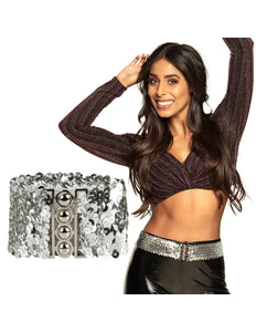 Boland Riem Pailletten zilver