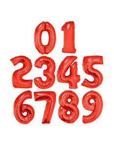 Funny Fashion Folieballon 41 cm op stokje rood