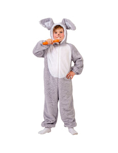 Funny Fashion Konijnen pak kind grijs