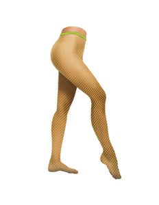 Funny Fashion Visnet panty Sara in neon groen