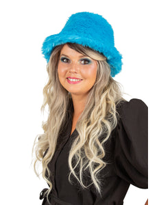 PartyXplosion Pluche vissershoed turquoise