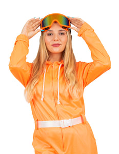 PartyXplosion Ski bril neon oranje