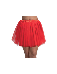Wicked Costumes Tutu met band Rood