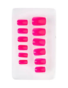 Widmann SRL Airbrush nagels neon roze