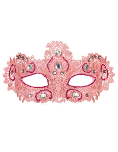 Widmann SRL Antiek roze Venetiaanse oogmaskertjes