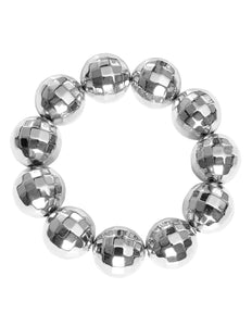 Widmann SRL Armband disco bal zilver