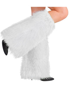 Widmann SRL Beenwarmers pluche wit Finny