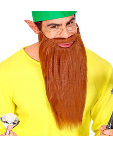 Widmann SRL Biker baard met snor bruin