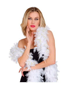 Widmann SRL Boa Esther wit goud 180cm