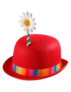 Widmann SRL Bolhoed met bloem rood