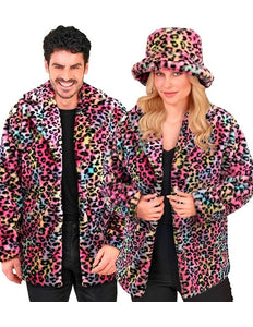 Widmann SRL Bontjas pluche luipaard multi kostuum Mats