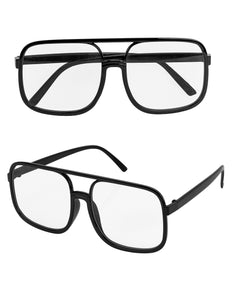 Widmann SRL Bril prins Bernardo zwart met blank glas