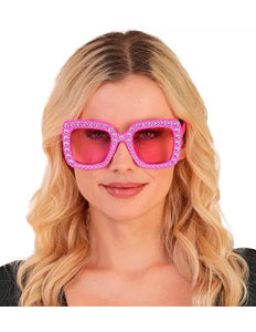 Widmann SRL Bril roze met strass Fleur