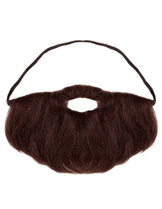 Widmann SRL Bruine snor en baard extra vol