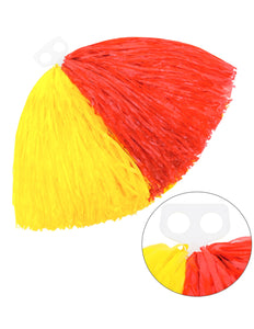 Widmann SRL Cheerleader pompom rood met geel