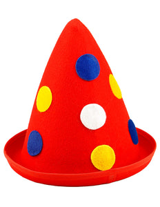 Widmann SRL Clownshoed rood met stippen