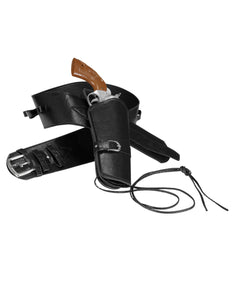 Widmann SRL Cowboy holster zwart met riem
