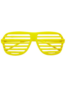 Widmann SRL Gele bril met luikjes