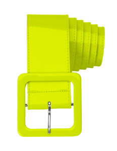 Widmann SRL Gele neon riem vinyl