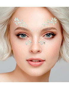 Widmann SRL Gezichtsdecoratie bloemen Finn