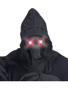 Widmann SRL Gezichtsloos Masker Met Kap Rood Licht