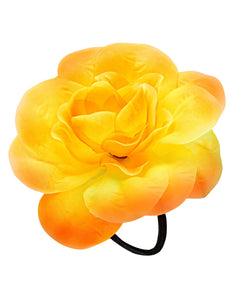 Widmann SRL Haarbloem geel met elastiek