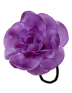 Widmann SRL Haarbloem paars met elastiek