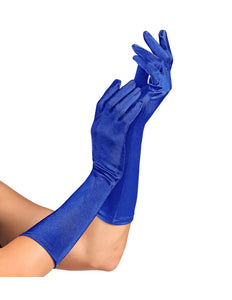 Widmann SRL Handschoenen satijn elastisch blauw