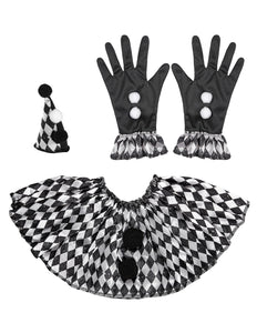 Widmann SRL Harlekijn verkleedset geblokt