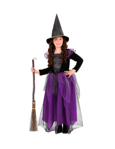 Widmann SRL Heksen kostuum Klaartje paars
