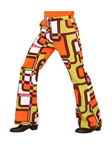 Widmann SRL Heren disco broek jaren 70 vlakken