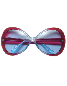 Widmann SRL Hippie sugarbabe bril rood