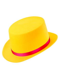 Widmann SRL Hoge hoed kinderen geel