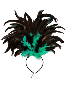 Widmann SRL Hoofdband Copa Cabana veren Zwart groen