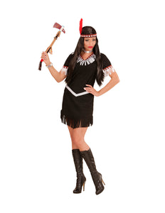 Widmann SRL Indianen jurk zwart Monja
