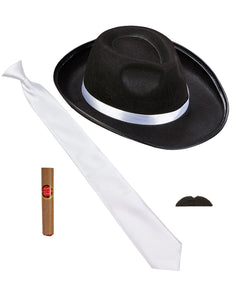 Widmann SRL Jaren 20 Gangster verkleedset zwart