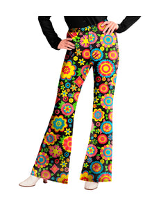 Widmann SRL Jaren 70 broek bloemenfeest dames