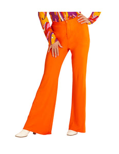 Widmann SRL Jaren 70 disco broek Groovy oranje