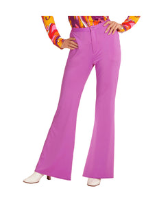 Widmann SRL Jaren 70 disco broek Groovy paars