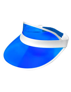 Widmann SRL Jaren 80's zonneklep blauw